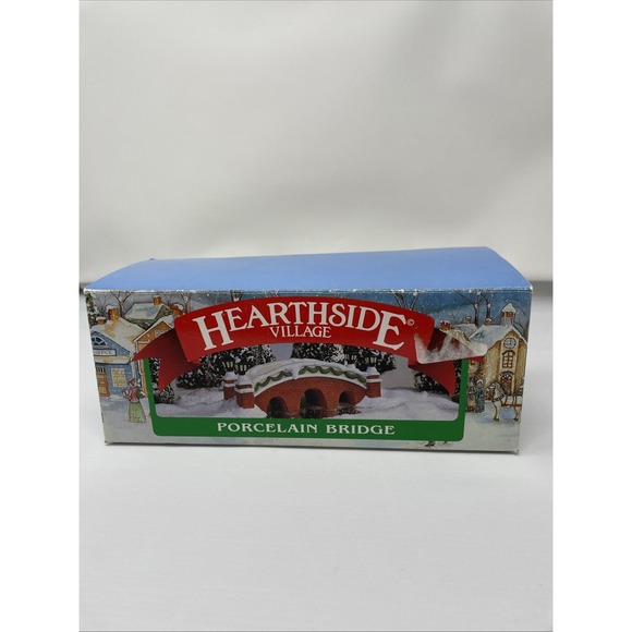 Noma Dickensville Christmas Village Porcelain Red‎ Brick Bridge - Picture 6 of 6